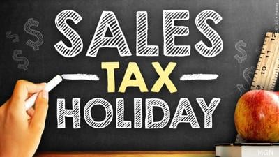 Sales Tax Holiday graphic