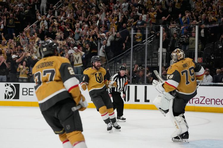APTOPIX Avalanche Golden Knights Hockey