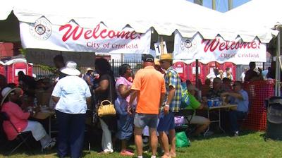 Crisfield's Fritzy Gerald Has Not Missed a Crab & Clam Bake in 40 Years