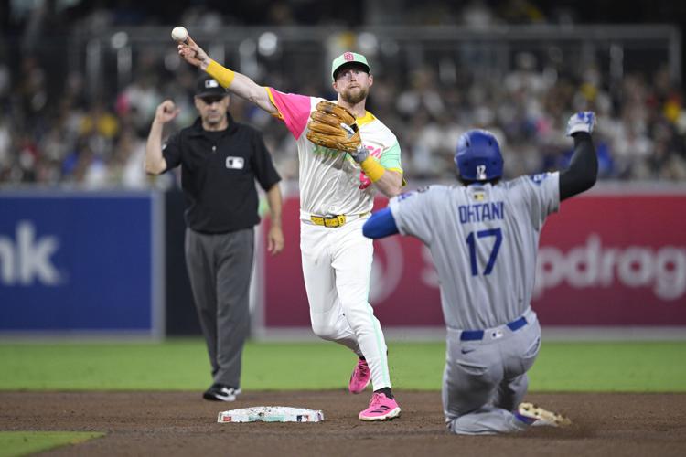 Dodgers Padres Baseball