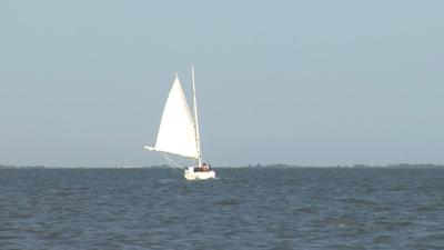 Travels With Charlie: Sailboat in the Chincoteague Bay