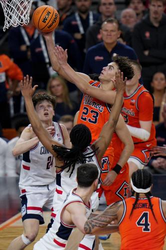 NCAA Illinois UConn Basketball