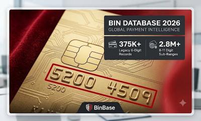 BinBase Unveils 2026 Payment Intelligence Dataset for 8-Digit BIN Migration and Tokenization