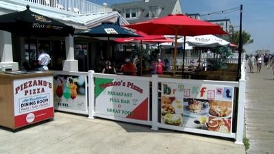 Boardwalk Dining in Ocean City