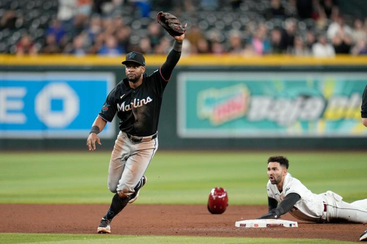 Marlins Diamondbacks Baseball