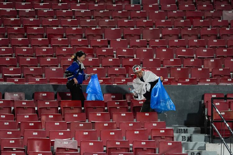 WCup Japan Cleans Up Soccer