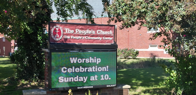 The People's Church of Dover Sign