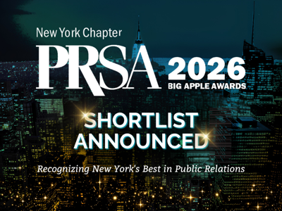 PRSA-NY Announces 2026 Big Apple Awards Shortlist Following Record Year of Growth