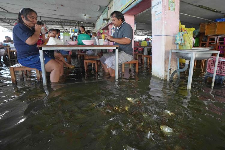 Thailand Flooded Restaurant