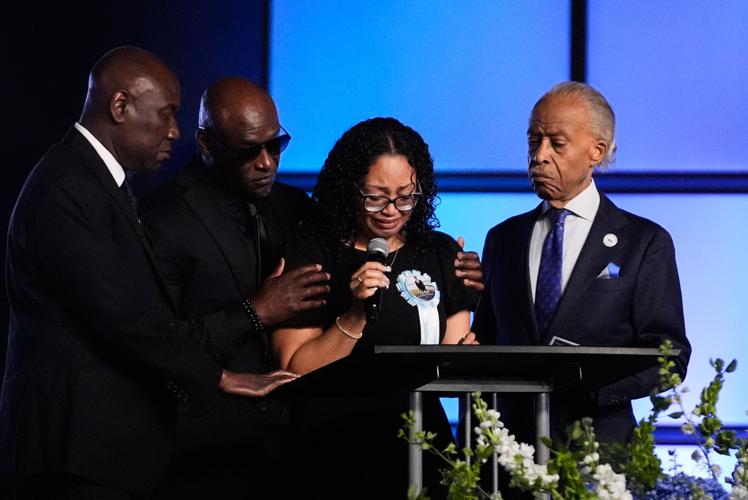 APTOPIX Nolan Wells Funeral
