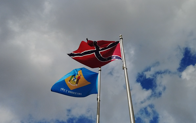 Marvel Museum Confederate Flag