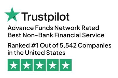 Advance Funds Network Ranked #1 Best in Non-Bank Financial Service in the United States on Trustpilot