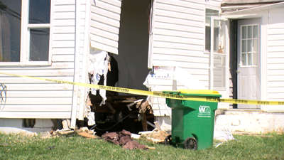Crash into Dover House