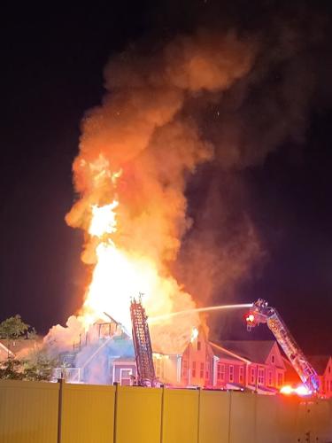 Viewer photo of Foster Commons fire
