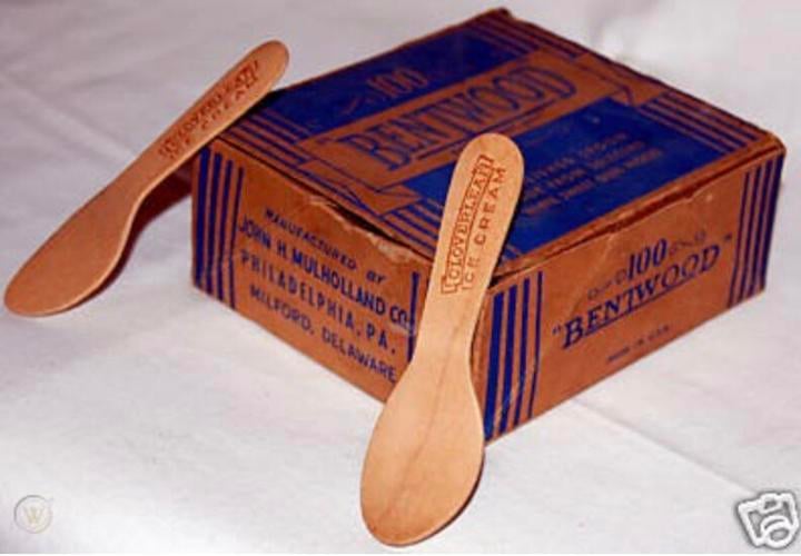 Bentwood Ice Cream Spoons