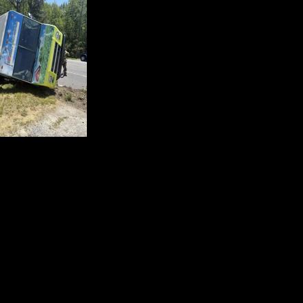 Food truck overturns near Georgetown