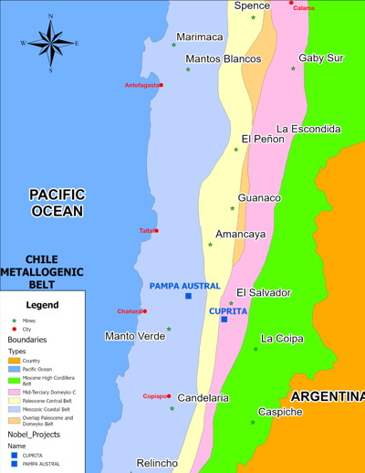 Nobel Provides Update on Pampa Austral Drilling and Cuprita Project, Chile