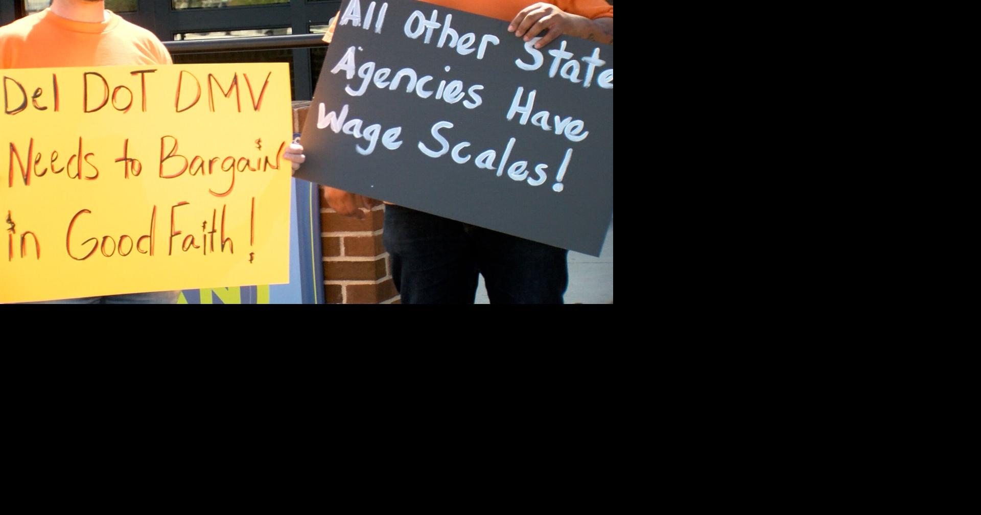 Delaware DMV Employees Take to Picket Lines, Demand Fair Wage