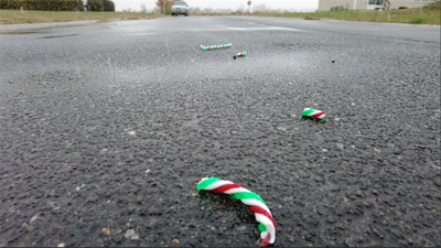 Christmas Decorations Vandalized in Snow Hill