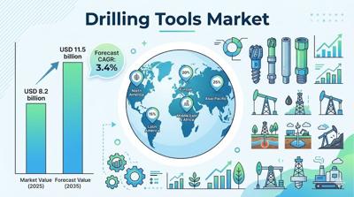 Drilling Tools Market to Reach USD 11.5 Billion by 2035, Growth Driven by Offshore & Deepwater Exploration