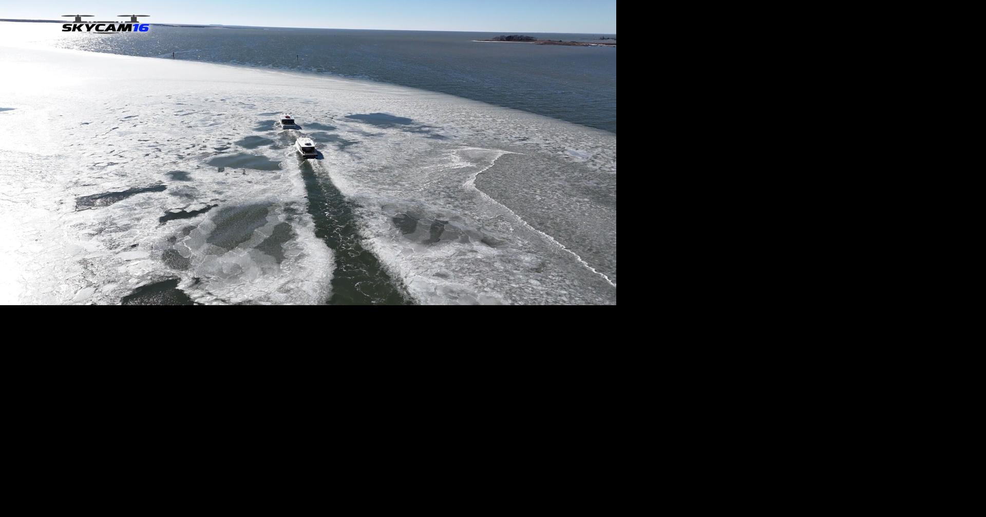Ice begins forming in Tangier Sound, disrupting travel to island communities