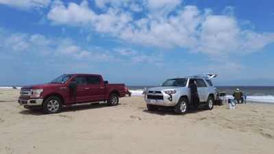 Surf Fisherman at Cape Henlopen State Park