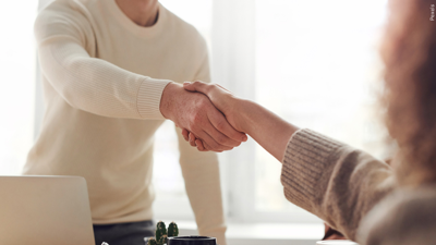 jobs interview handshake