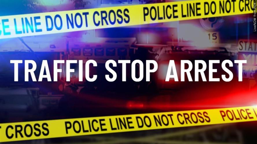 TRAFFIC STOP ARREST GRAPHIC