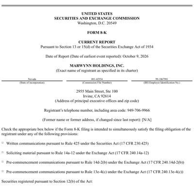Marwynn Holdings Signs MOU with OmniX to Explore AI Computing and RWA Securities Infrastructure
