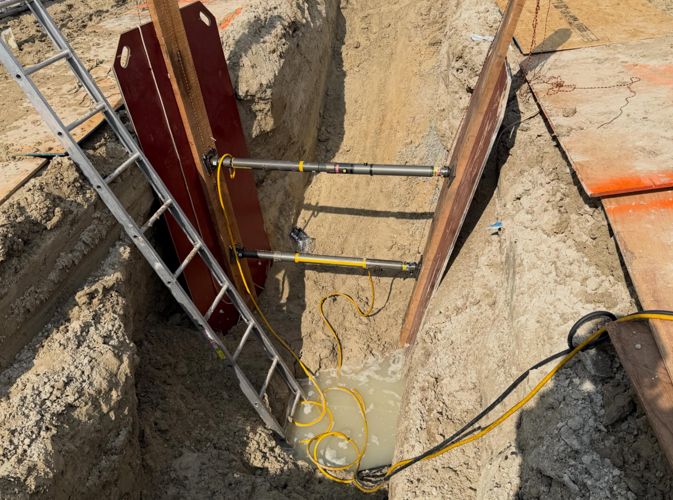 Trench collapse