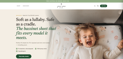 Joey+Joan Becomes the Only Store Offering Custom-Fitted Bassinet Sheets for 70+ Models