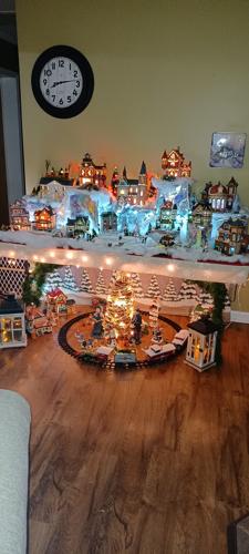 Harry and Marsha Kibler's Christmas village in Goldsboro, Md.
