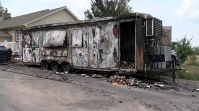 Milford food truck fire