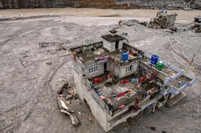 APTOPIX Nepal Flash Floods