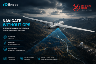 Endee Labs Unveils AutoNav, World's First GPS-Denied Visual Navigation System, with Sub-Meter Accuracy for Drones/UAV