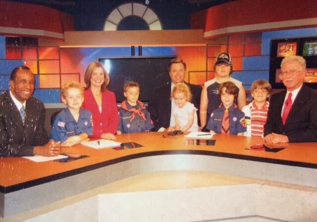 Alice Bavis boy scouts visit