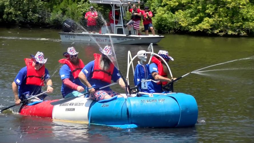 Bearded Men Society River Raft