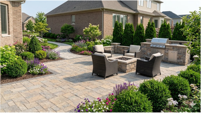 Custom Paver Patio Design: South Chicagoland Landscaper's Pattern Layouts