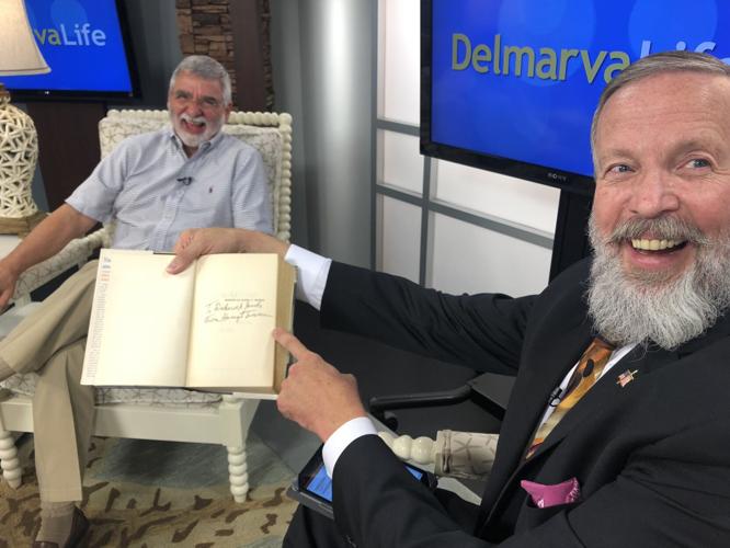 Jimmy Holds a Book Signed by Harry Truman