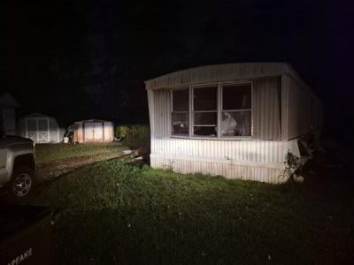 Princess Anne mobile home after fire.