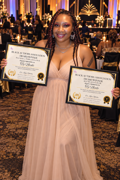 Kansas City Author Ty Nicole Earns Two First-Place Honors at Black Authors Association Awards