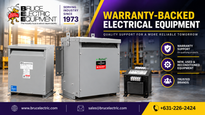Bruce Electric Stands Behind Quality Electrical Equipment with Warranty Support
