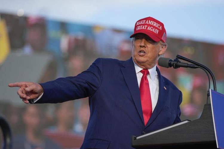 Trump speaking