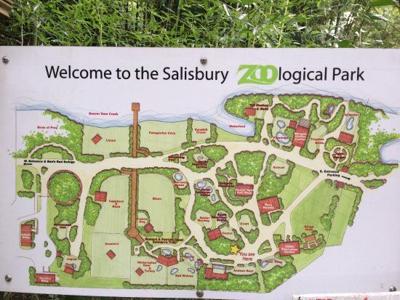 salisbury zoo map