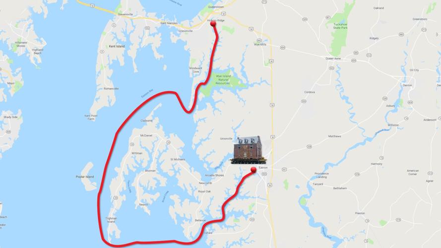 Historic Home Begins Water Voyage From Easton to Queenstown