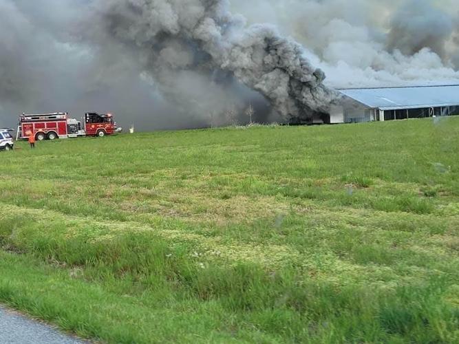 Fire at Stockton Chicken House