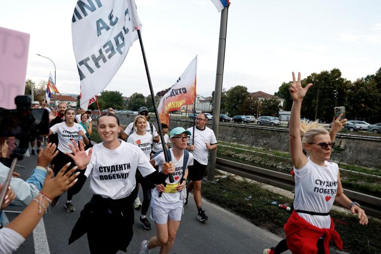 Serbia Election Students