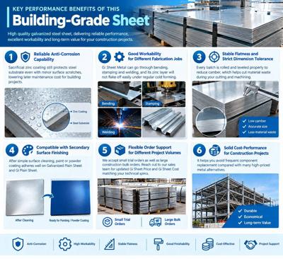 Why Hot-Dipped Galvanized Steel Sheets Remain a Reliable Choice for Construction