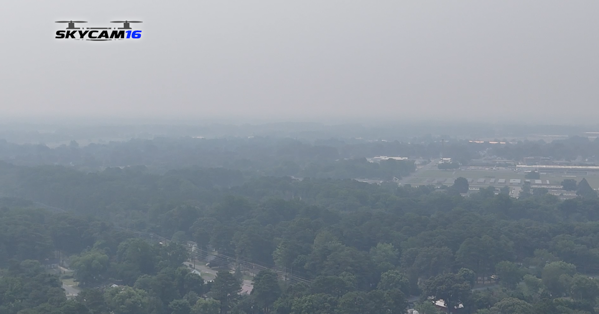 Smoky conditions prompt Salisbury residents to change their routines