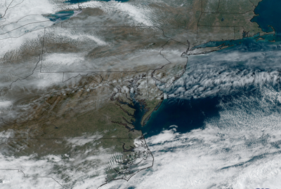 GOES satellite Image Tuesday afternoon.